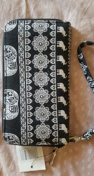 Elephant Patterned Wallet - Picture 2 of 3